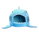 Shark Cat House with Removable Bed Cushion